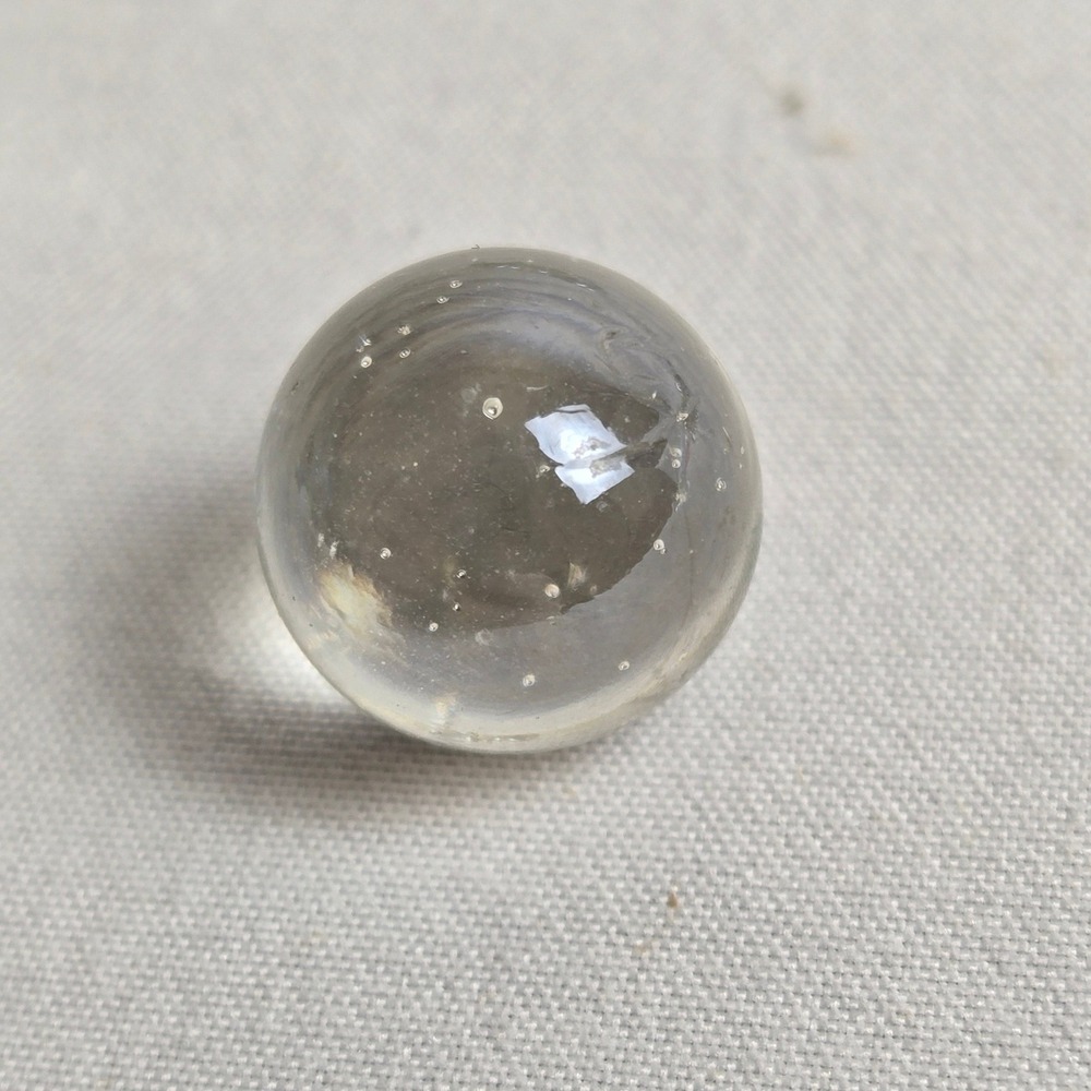 210 Clear Game Marbles With Bubbles, 1 lb 14 oz - Picture 9 of 12